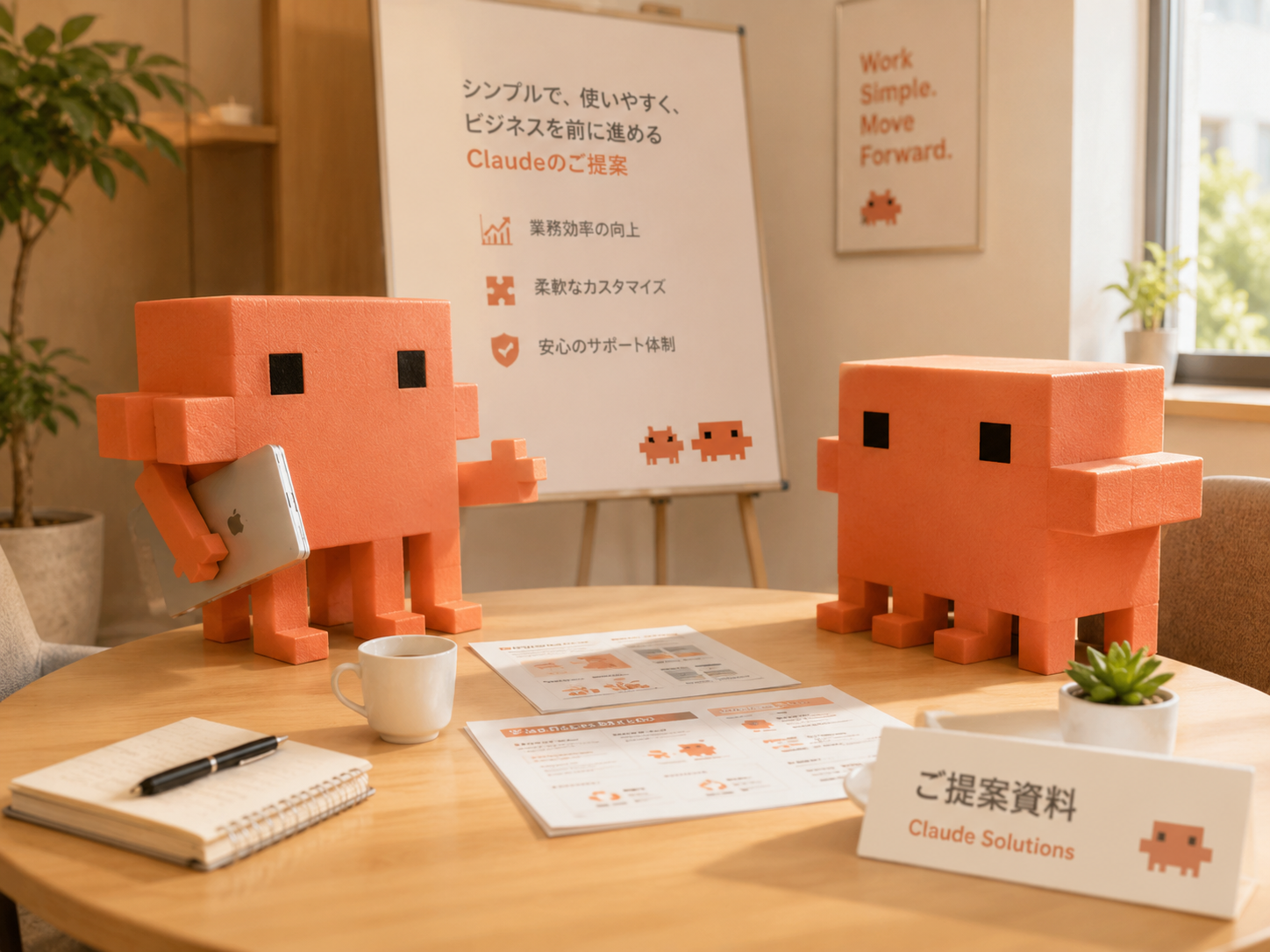 Week 4: 受講者が作った提案LPとご提案書を並べたイメージ